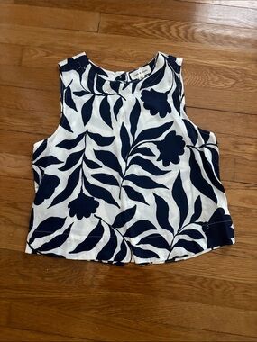 Cloth And Stone Button Back Satin Tank Small Evereve